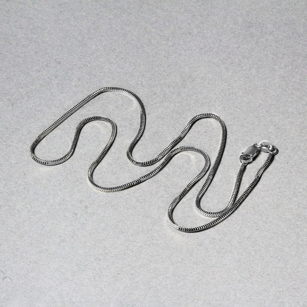 14k White Gold Milano Chain (1.10 mm)