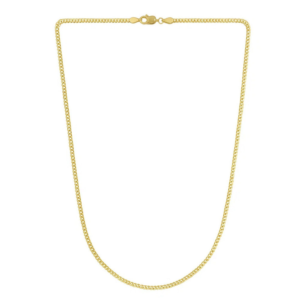 14k Yellow Gold Light Gourmette Chain (2.20 mm)