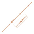 Double Extendable Cable Chain in 14k Roee Gold (1.40 mm)