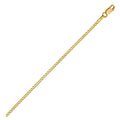 14k Yellow Gold Solid Curb Chain (2.60 mm)