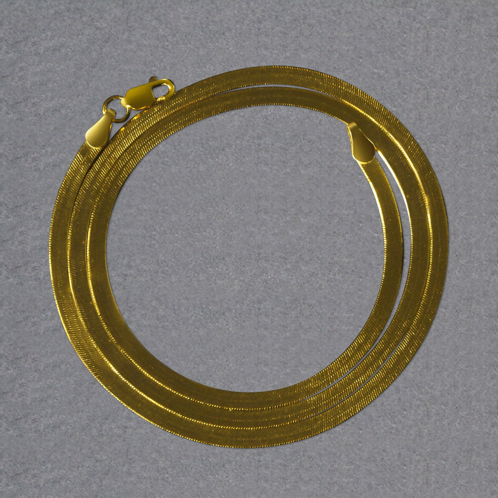 Imperial Herringbone Chain in 10k Yellow Gold (2.80 mm)