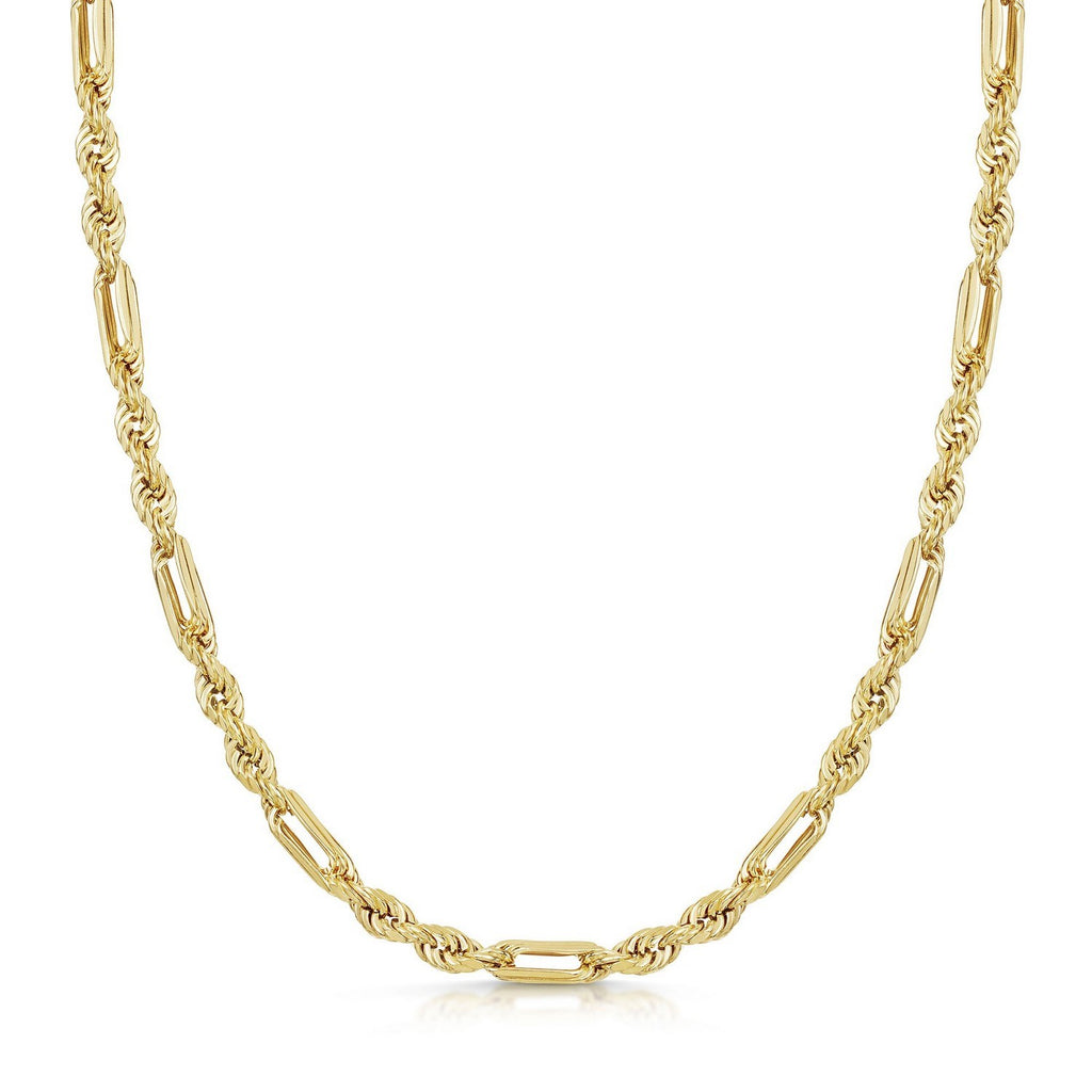 14k Yellow Gold Figa Rope Chain (3.00 mm)
