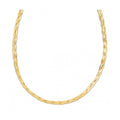 14k Yellow Gold Braided Herringbone Chain (3.20 mm)