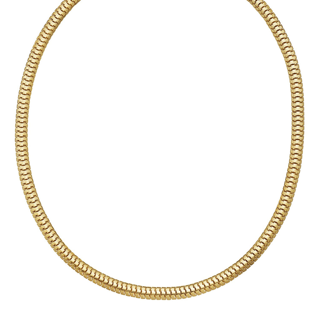 14K Yellow Gold Lite Oval Snake Chain (5.70 mm)