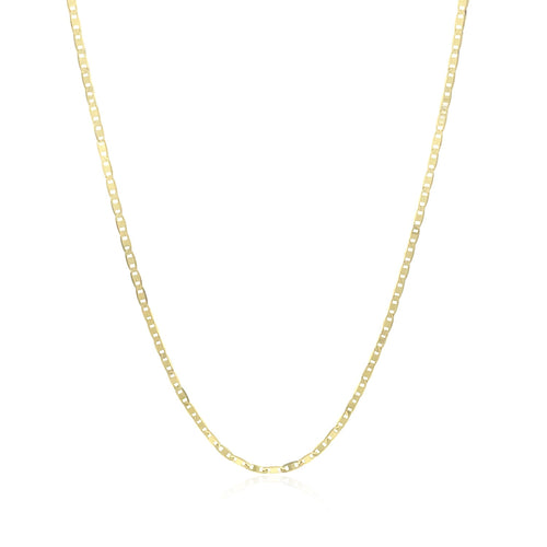10k Yellow Gold Mariner Link Chain (1.20 mm)