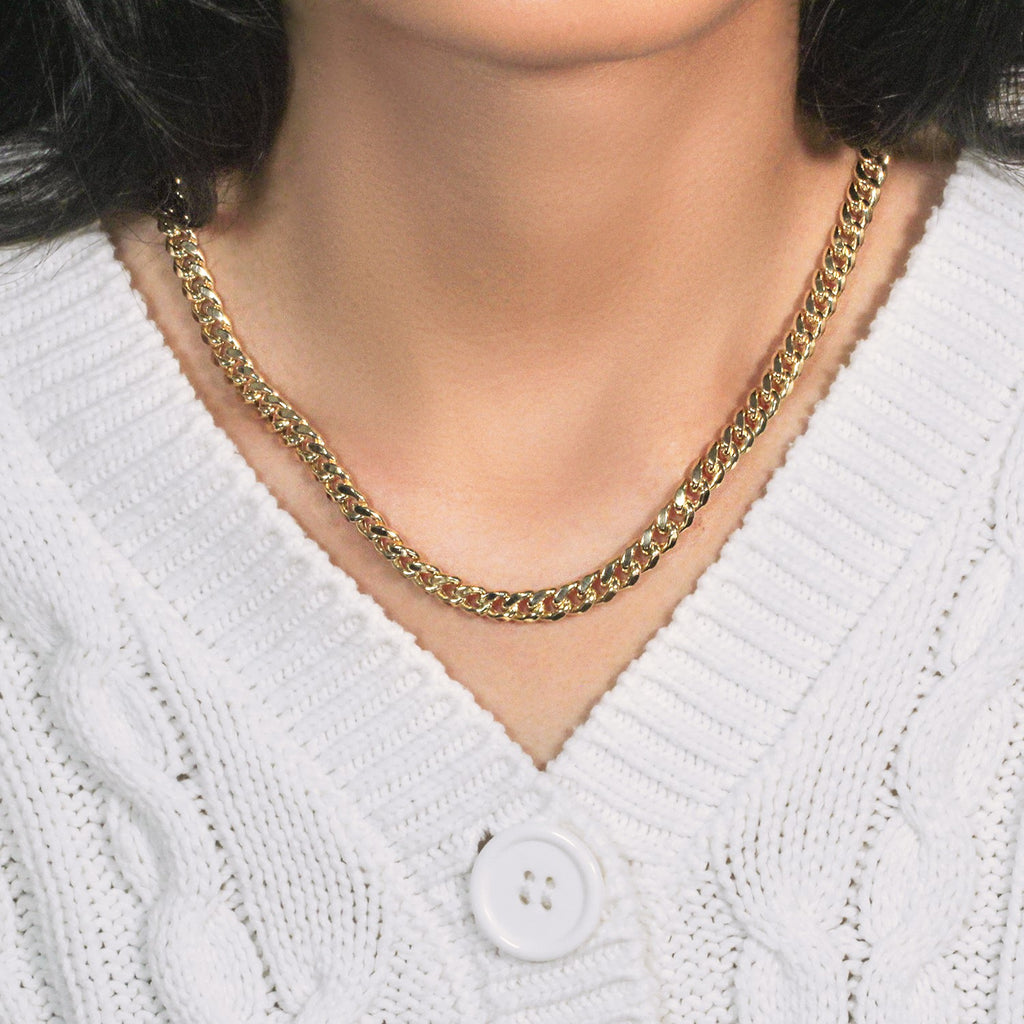 10k Yellow Gold Semi Solid Miami Cuban Chain (6.60 mm)
