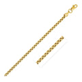 14k Yellow Gold Solid Round Box Chain (3.6 mm)