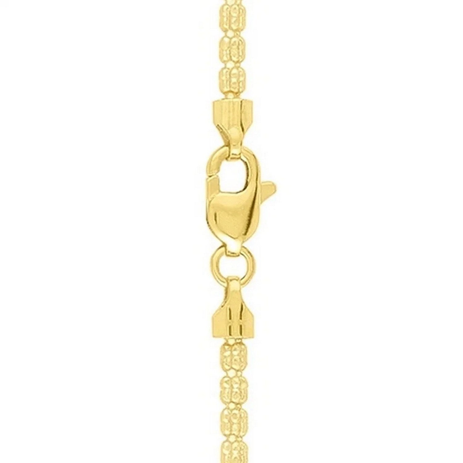 Ice Barrel Chain in 14k Yellow Gold (2.7 mm)