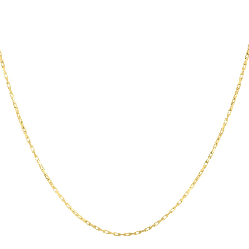 14k Yellow Gold French Cable Chain (1.3 mm)