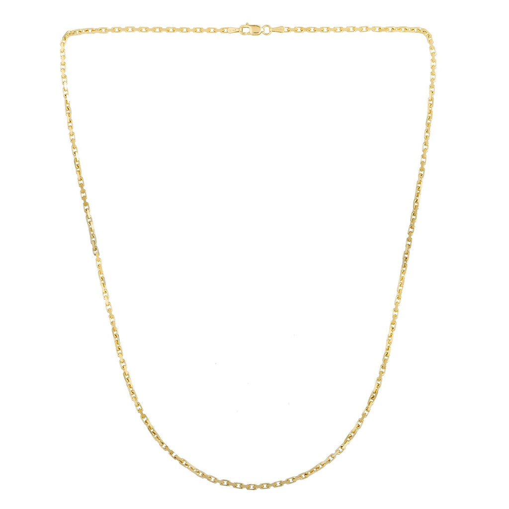 14k Yellow Gold French Cable Chain (1.90 mm)